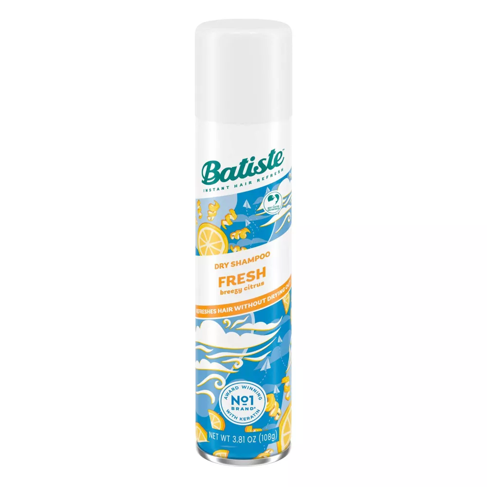 Batiste Fresh Dry Shampoo Breezy Citrus, 3.81 Oz